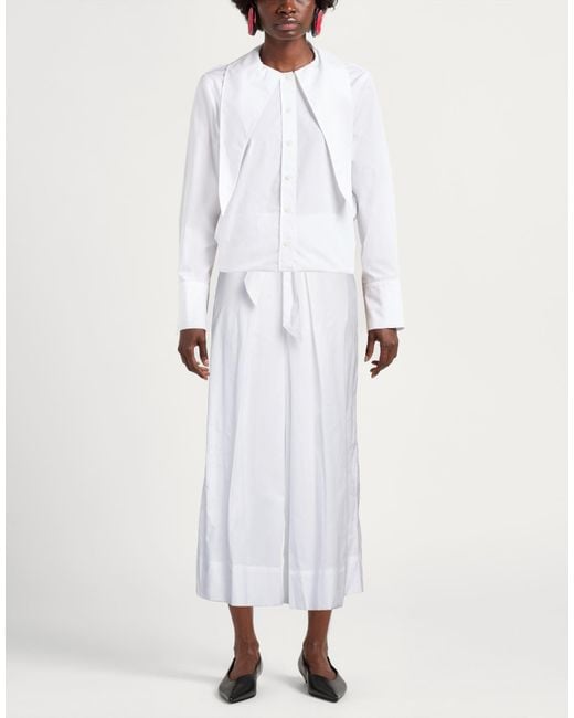 Alpha Studio White Trouser