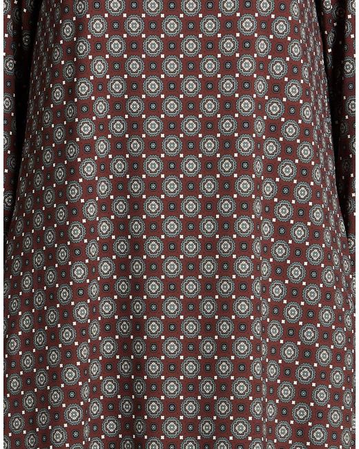 Caliban Brown Mini Dress Polyamide, Elastane