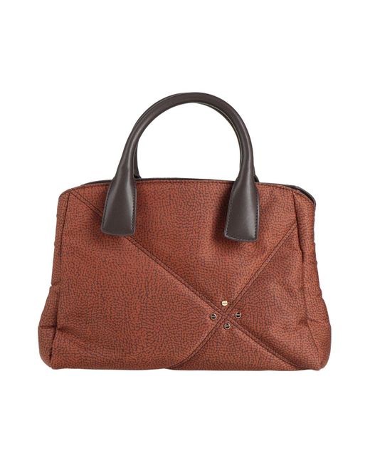 Borsa A Mano di Borbonese in Brown