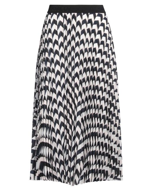 Karl Lagerfeld White Midi-Rock