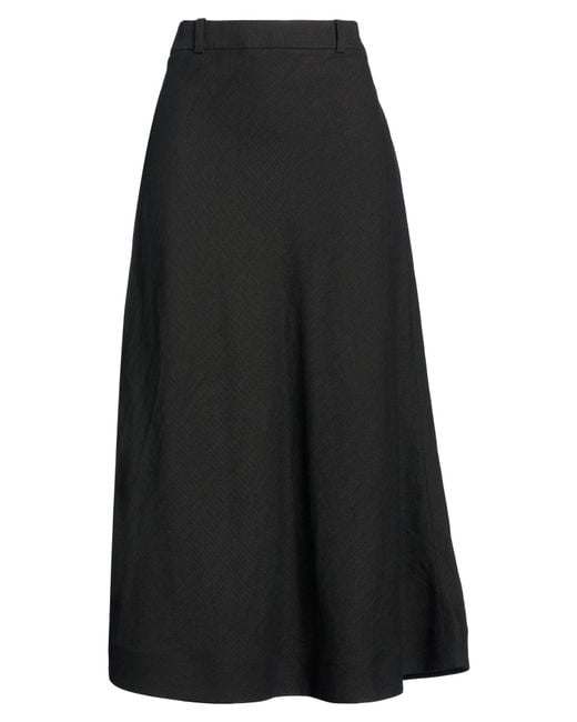 Skall Studio Black Midi Skirt