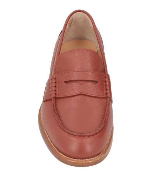 DSquared² Red Loafers Leather for men