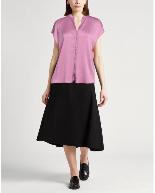 Agnona Pink Shirt Acetate, Silk