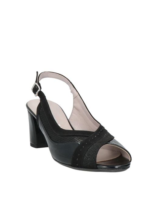 Valleverde Black Sandals