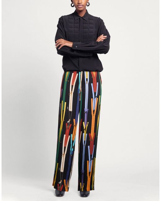 Moschino Blue Pants Viscose