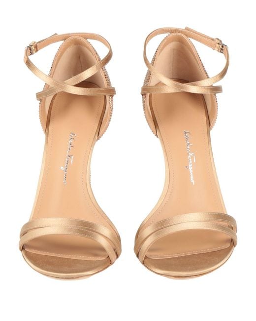 Ferragamo Metallic Sandals