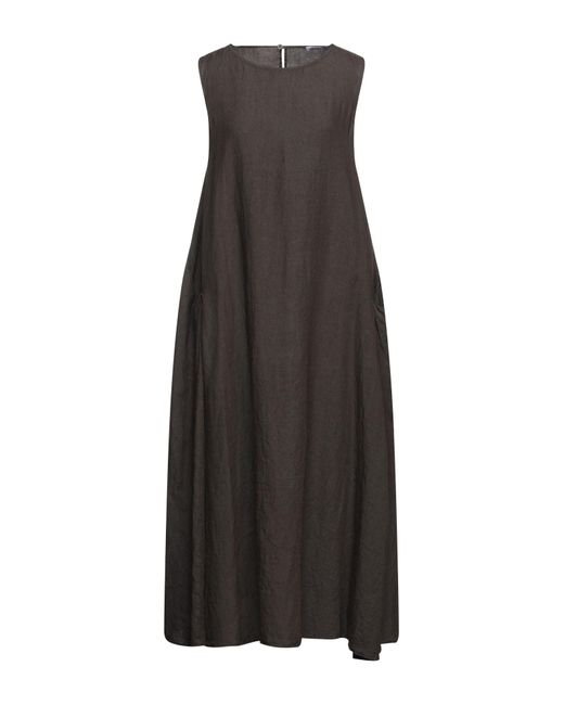 Rossopuro Black Midi-Kleid