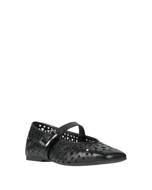 Ash Black Ballet Flats