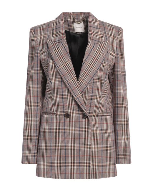 Blazer di Manila Grace in Brown