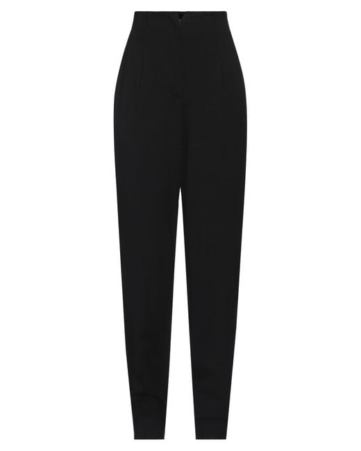 Emporio Armani Black Pants Virgin Wool, Elastane
