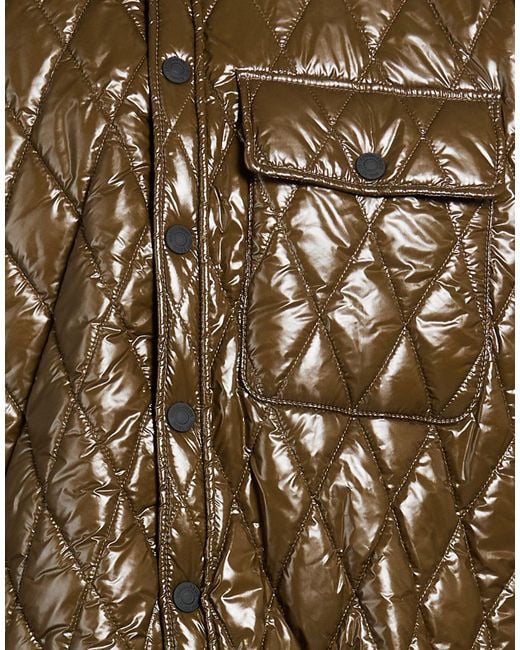 DSquared² Brown Puffer Polyamide, Wool, Alpaca Wool for men