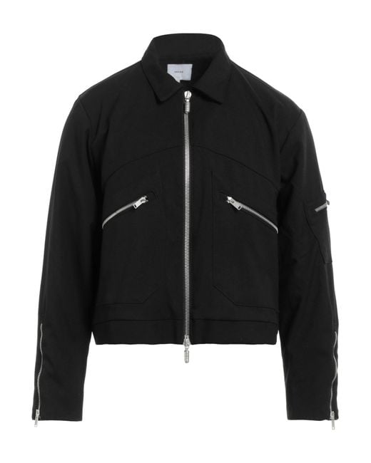 Rhude Black Jacket Polyester, Viscose, Elastane for men