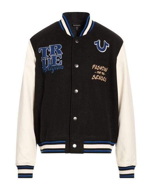 True Religion Black Jackets for men