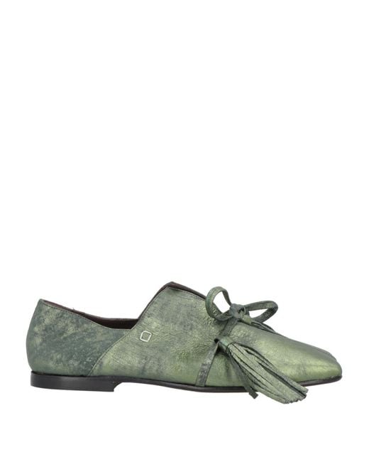 Collection Privée Green Lace-up Shoes