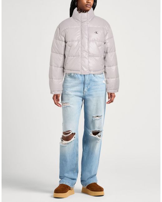 Calvin Klein Purple Puffers