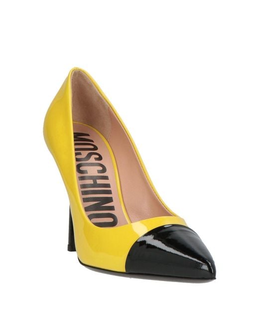 Moschino Metallic Pumps Leather
