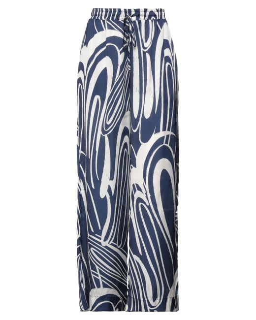 Rossopuro Blue Pants Polyester