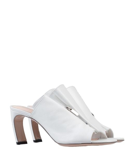 Nicholas Kirkwood White Sandals Soft Leather