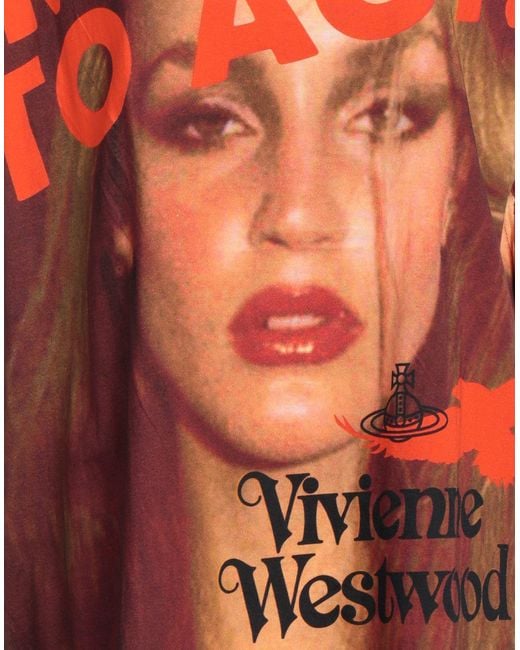 Vivienne Westwood Orange Brick T-Shirt Cotton