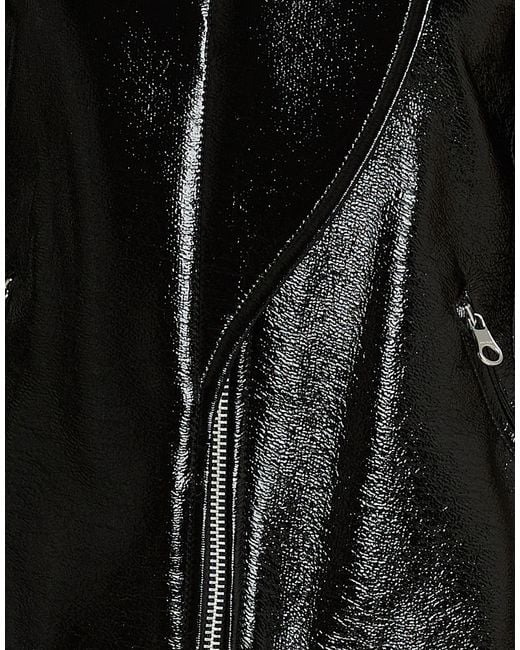 Courreges Black Jacket Cotton, Polyurethane, Elastane
