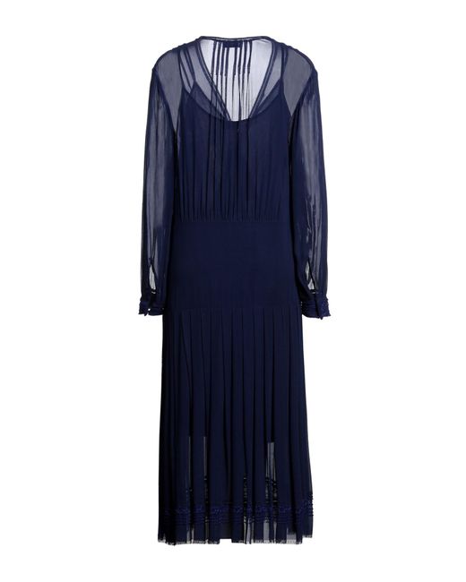 Dries Van Noten Blue Midi Dress