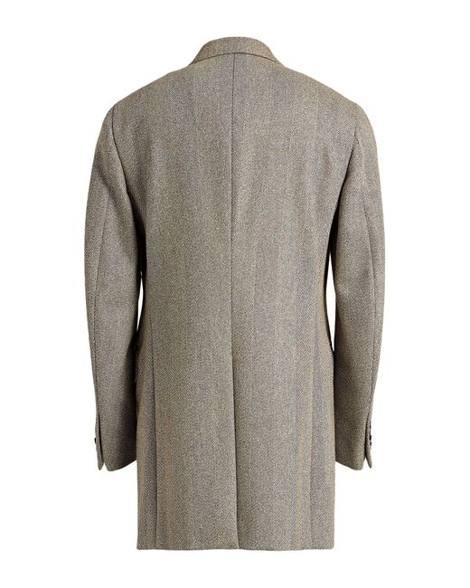 Isaia Gray Coat for men