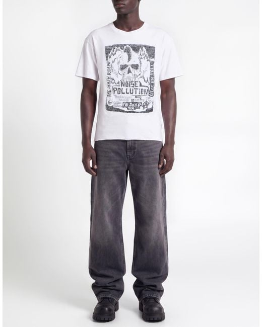 LỰU ĐẠN White T-Shirt Cotton for men