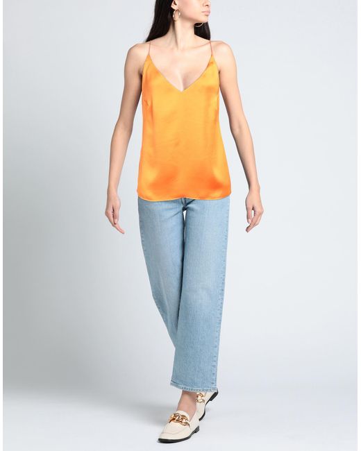 THE NINA STUDIO Orange Top Polyester
