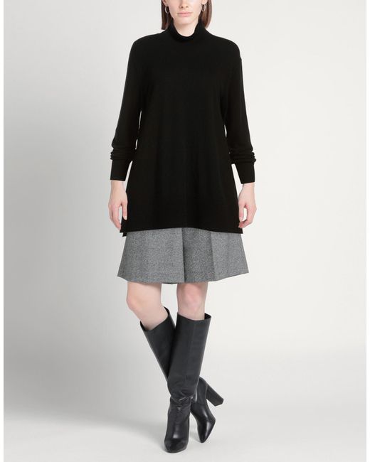 Alpha Studio Black Turtlenecks