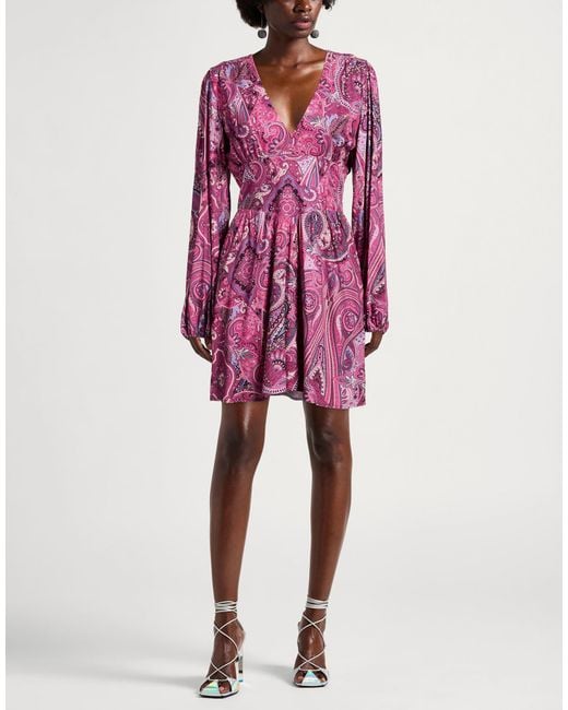Gaelle Paris Pink Mini Dress Polyester