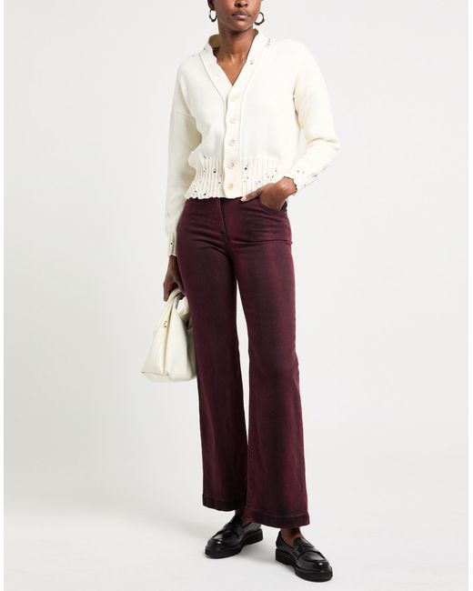 Clips Red Plum Jeans Cotton, Elastane