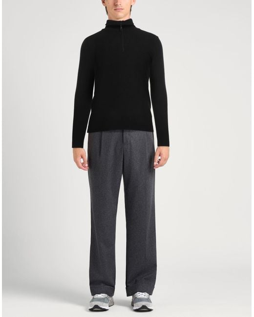 Berna Black Turtleneck for men