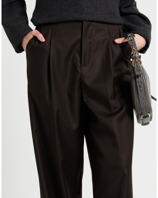 Roberto Collina Black Pants Wool