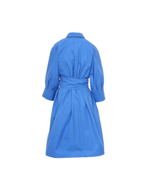 Max Mara Blue Mini-Kleid
