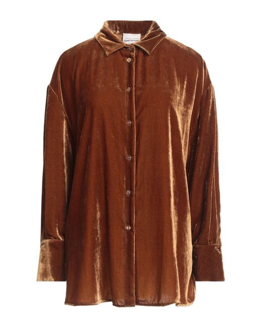 Semicouture Brown Shirt