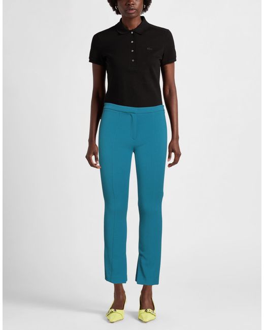 Ottod'Ame Blue Pants Polyester, Viscose, Elastane