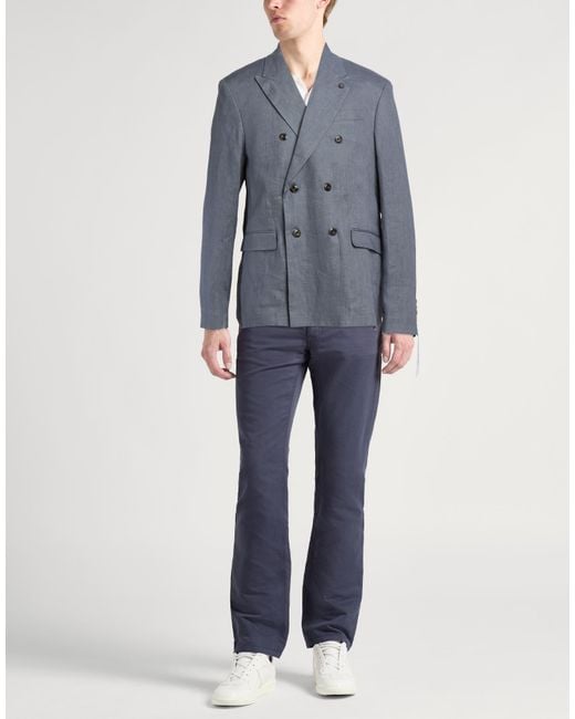 Officina 36 Blue Blazer for men