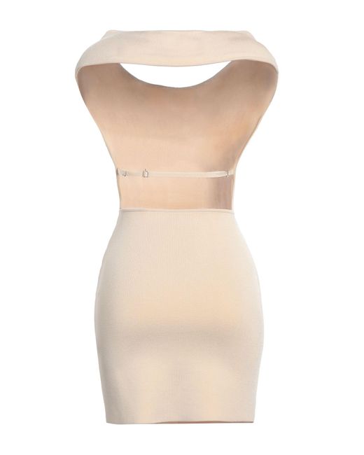 Jacquemus Natural Mini-Kleid