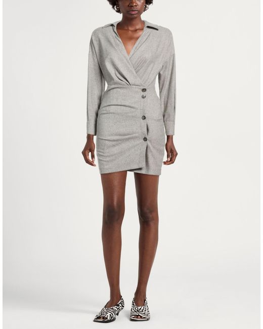 Ba&sh Gray Mini Dress