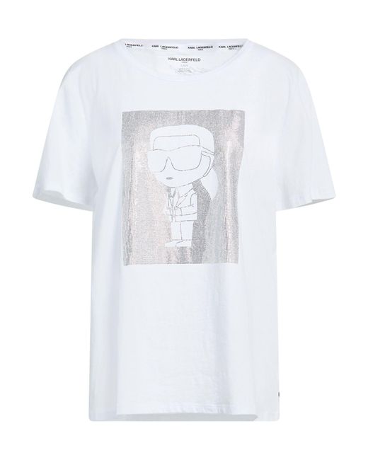 Karl Lagerfeld White T-Shirt