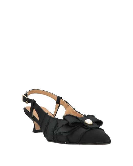 Divine Follie Black Pumps Textile Fibers, Rubber