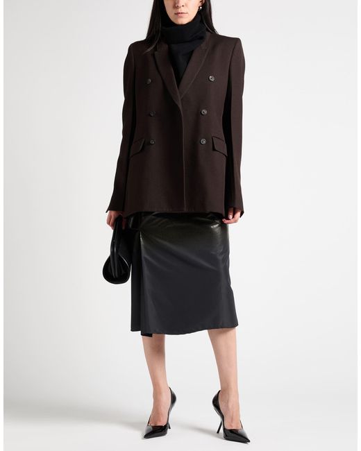 Rick Owens Black Blazer Wool