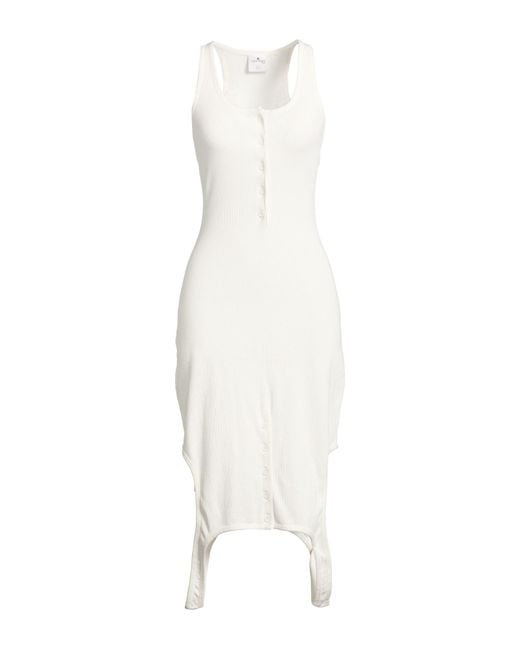 Courreges White Midi Dresses