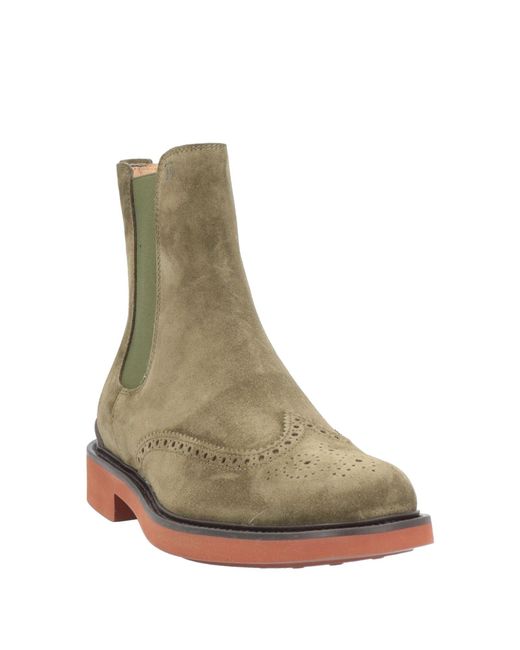Tod's Green Ankle Boots for men