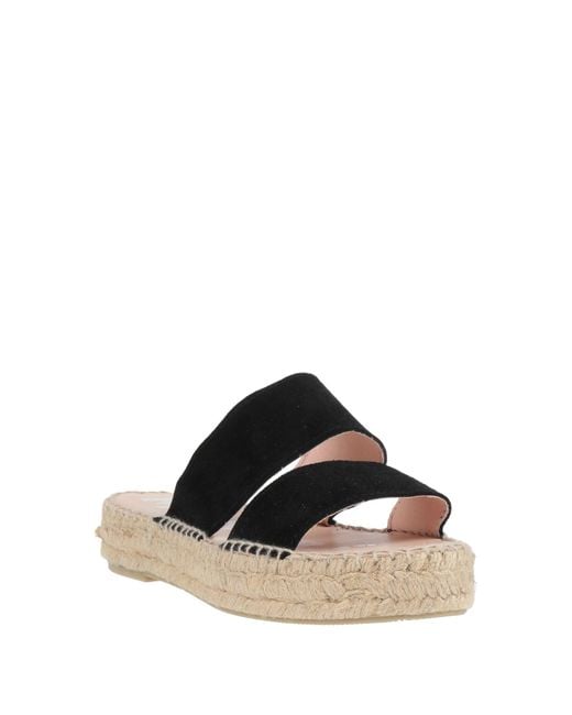Manebí Black Espadrilles Leather