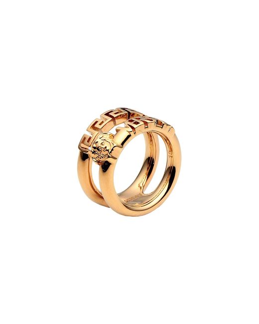 Versace Metallic Ring for men