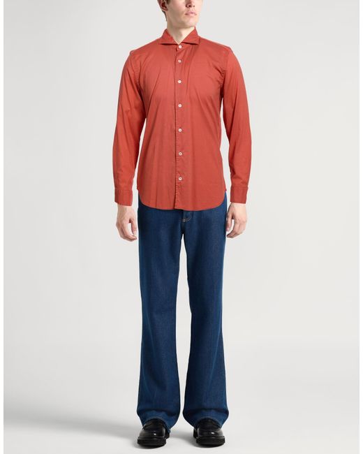 Fedeli Red Shirt for men