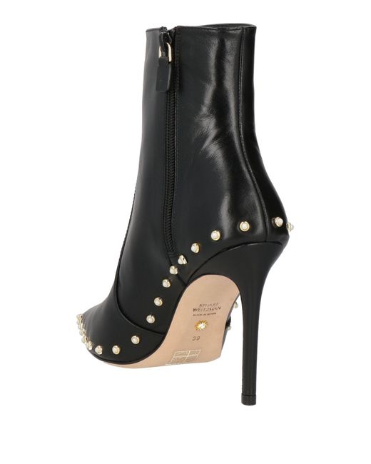 Stuart Weitzman Black Ankle Boots