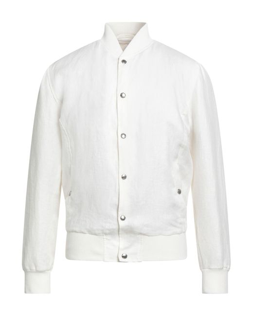 Chaqueta Y Cazadora Barba Napoli de hombre de color White