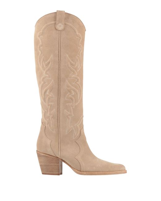 Maje White Stiefel